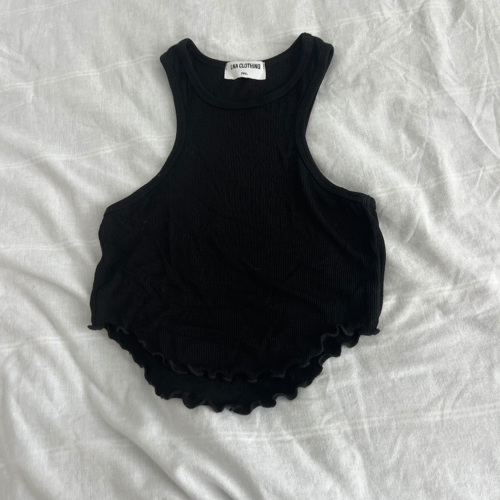 Lna Clothing High Neck Tank Top